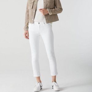 Ag - Prima Roll-Up Cigarette White Jean - Size 31R